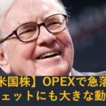 【米国株】OPEXに大きな動きで急落！バフェットも動いた！