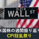 【米国株】CPI狂乱祭り（週間振り返り11月7日-11月11日）