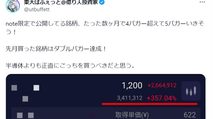 【爆益！】+500万円！秘密の銘柄が4バガー達成！7月下旬の保有金融資産・ポートフォリオ