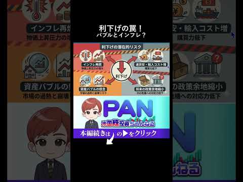 利下げが招く資産バブルとインフレ再燃の罠（動画）