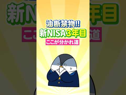 【油断禁物】新NISA3年目はここが分かれ道！（動画）