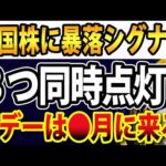 米国株でついに始まる？暴落シグナル３つ同時に点灯（動画）