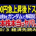 日本株、本当はヤバいのか？日経平均500円上昇後に急落した理由（動画）