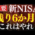 【残り6か月】新NISA・2025年後半でやるべきこと・3選！S&P500年末予想（動画）