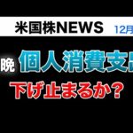 今晩、個人消費支出｜今晩下げ止まるか？(12月23日米国株)（動画）