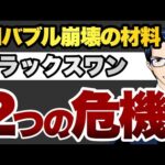 AIバブル崩壊の材料　ブラックスワン　2つの危機（動画）