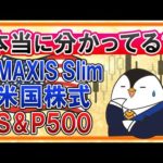 【必見】eMAXIS Slim米国株式(S&P500)、本当に分かってる？投資先や過去のリスクリターン、手数料を確認しよう（動画）