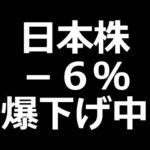 【緊急】日経先物 爆下げ中（動画）