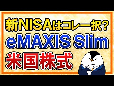 【米国株最強？】新NISAで選ぶ商品はeMAXIS Slim米国株式(S&P500)の一択でいい？入門知識から注意点まで完全解説（動画）