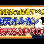 【最安値で話題】新NISAで楽天オルカン・楽天S＆P500に投資すべき？投資する際の注意点もまとめて紹介（動画）