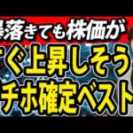 株価暴落きたらガチホ確定な株ベスト５ 日本株 資産運用 新NISA（動画）