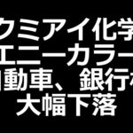 [決算速報]クミアイ、エニカラ／ホンダ、トヨタ、三菱UFJ株なども下落（動画）