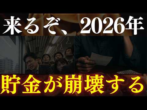 【備えろ】2026年、貯金の安全神話が崩壊します…。高市政権＆インフレでの必須対策（動画）