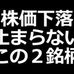 人気株が今バク下げしてます（動画）