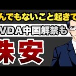 とんでもないこと起きてるNVDA中国解禁も株安（動画）