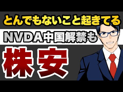 とんでもないこと起きてるNVDA中国解禁も株安（動画）