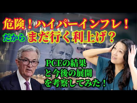 【PCE結果】危険！ハイパーインフレ！まだ行く利上げ？（動画）