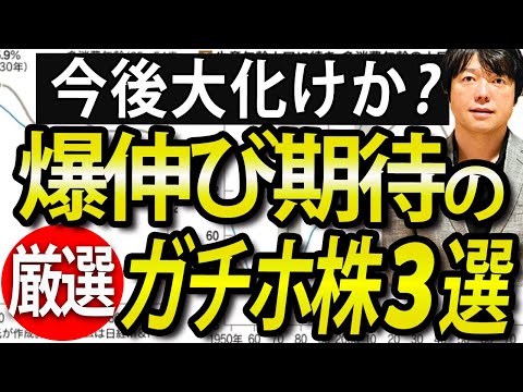 今後爆伸び期待でガチホ確定？今話題のテーマ株３選（動画）