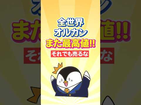 【驚愕】全世界株式オルカンがまたも最高値更新！それでも売るな（動画）