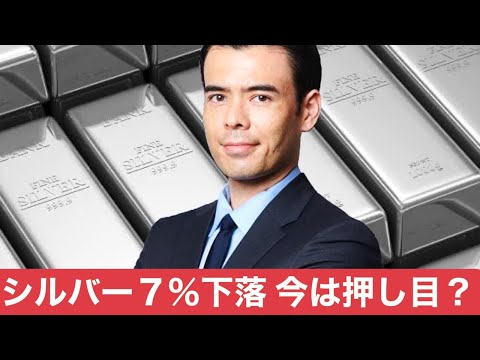 シルバー7%急落、今は押し目か？（動画）