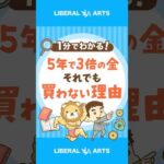 金価格が5年で3倍！それでも必要がない理由とは #shorts（動画）