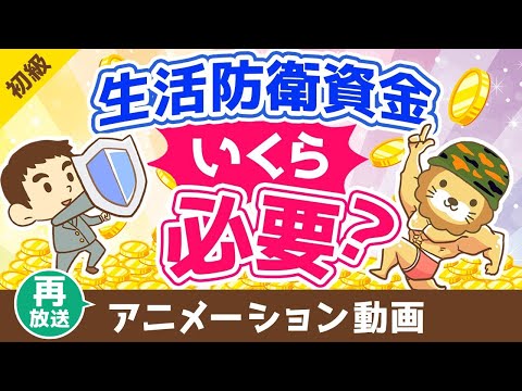 【再放送】生活防衛資金はいくら貯めれば良いか？【お金の勉強 初級編】：（アニメ動画）第419回（動画）