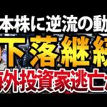 止まらぬ株価下落、理由は３つの逆流！日経平均プラスもTOPIX下落は次の急落シグナルか（動画）