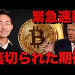 【悲惨】仮想通貨は急落。裏切られた期待。（動画）