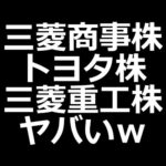 トヨタ株、三菱商事＆重工株がとんでもないことにｗ（動画）