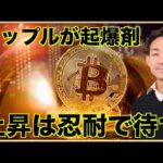 アップルが起爆剤！ビットコインの上昇は忍耐？（動画）