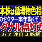 【2024年このセクター動く】明確なシグナル点灯？日本株は持ち合い相場から循環物色相場へ（動画）