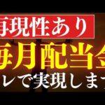 【再現性あり】毎月配当金生活を達成する具体的な投資戦略・4選（動画）