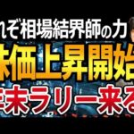 来るか年末ラリー？日本株上昇開始で短期リバウンド始まった？相場結界師のお仕事密着（動画）