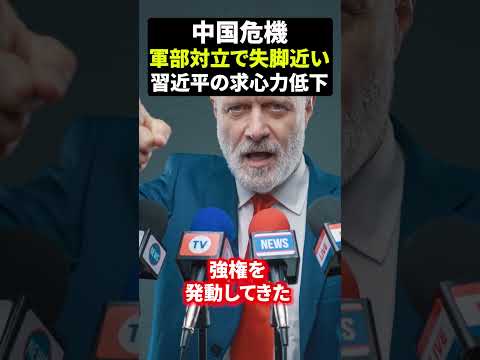 中国危機 軍部対立で失脚近い習近平の求心力低下（動画）