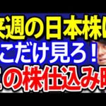 あのセクターついに動くぞ！来週の相場はここだけ見ろ（動画）
