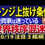 世界秩序混迷で、投資家は迷っている？日本株、レンジ相場を上抜ける条件＆下抜ける理由（動画）