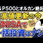 【よくある質問】S&P500とオルカンが最高値更新の今、新NISAで一括投資はナシ？（動画）