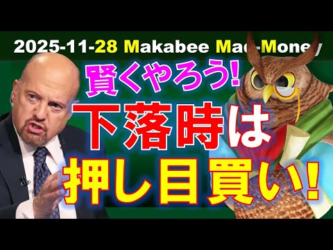 【米国株】そろそろいけるのか！？下落時の賢い“押し目買い”のやり方！【ジムクレイマー・Mad Money】（動画）
