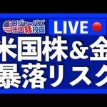 Sunday LIVE！ゴールドと米国株の暴落リスクを個人的な先行き予想と共に解説します。（動画）