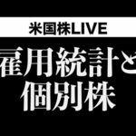 雇用統計と個別株（動画）