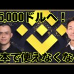 バイナンスが使えなくなる日。ビットコインは45000ドルへ。（動画）