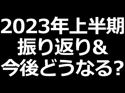 2023年上半期振り返り。今後も大型株強いか？ 下落止まらない株など（動画）