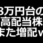 また配当金増やした株ｗ【8万円台で買える】（動画）