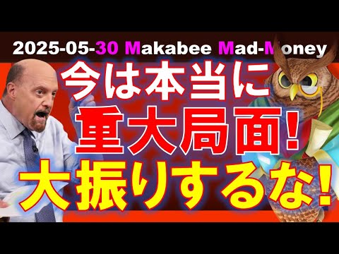 【米国株】今は本当に重要な局面！大振りするな！ゲームプラン！【ジムクレイマー・Mad Money】（動画）