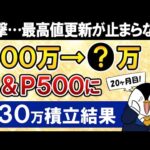【衝撃】新NISAでeMAXIS Slim米国株式(S&P500)に月30万積立したらいくらになった？【20ヶ月目で元本600万】（動画）
