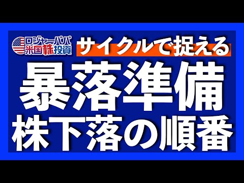 何が発生したら暴落が来るのか？その順番を解説しつつ、今週の主な米国株価推移を振り返ります【米国株投資】2023.4.22（動画）