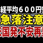 日経平均一時600円安！米国発混乱、なにが起こった？（動画）