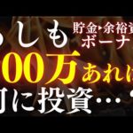 【新NISA】もし貯金100万円あったら、●●に投資します…！ボーナス・まとまった資金の投資戦略（動画）