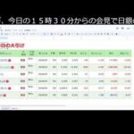 宇宙最速　日銀会合LIVE（動画）