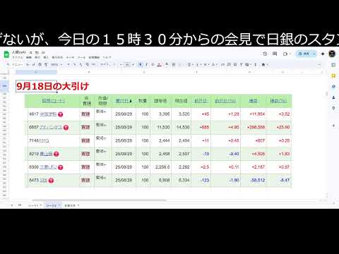宇宙最速　日銀会合LIVE（動画）